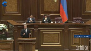 Рубен Рубинян завершил работу в парламенте Армении, поблагодарив коллег из Арагацотна
