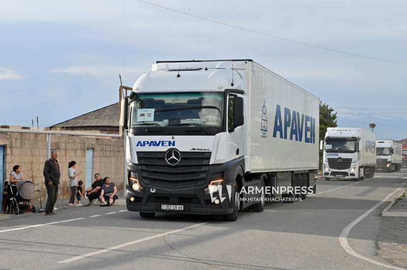 Гуманитарная помощь Армении для Ливана прошла через КПП Маргара в Арагацотне