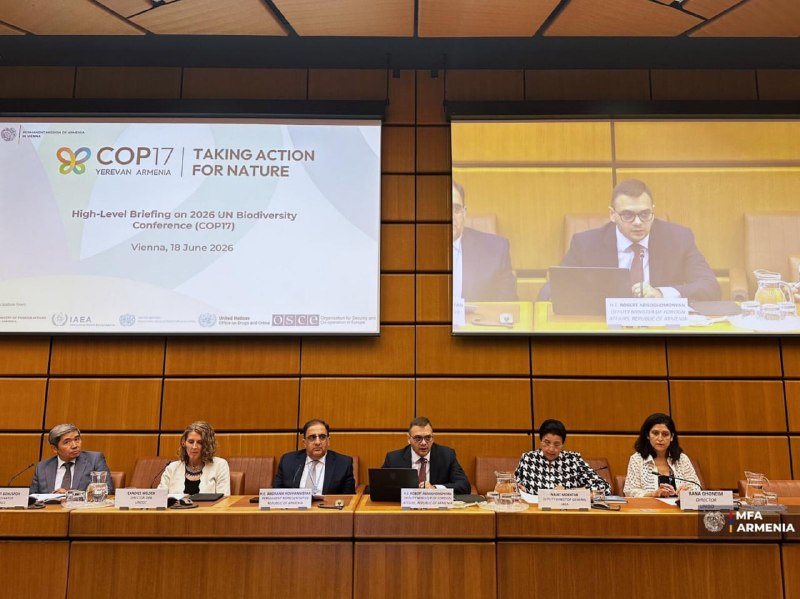 Армения представила подготовку к COP17 по биоразнообразию в Ереване на брифинге в Вене