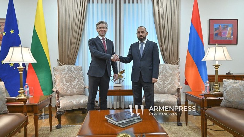 Главы МИД Армении и Литвы обсудили укрепление партнерства и евроинтеграцию