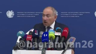 Никол Пашинян выступает с заявлением о национализации «Араратцемента» в Арагацотнской области