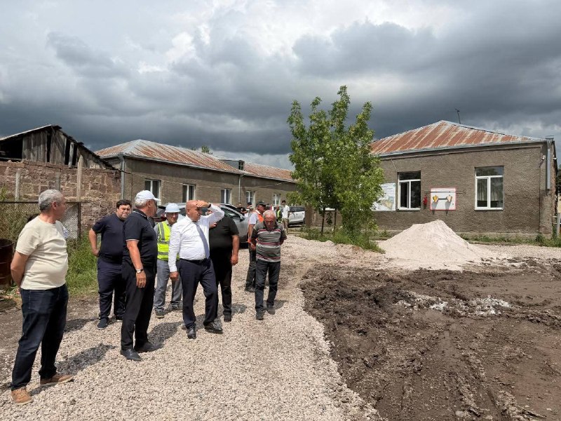 Строительство школы в Арагацотне, Армения