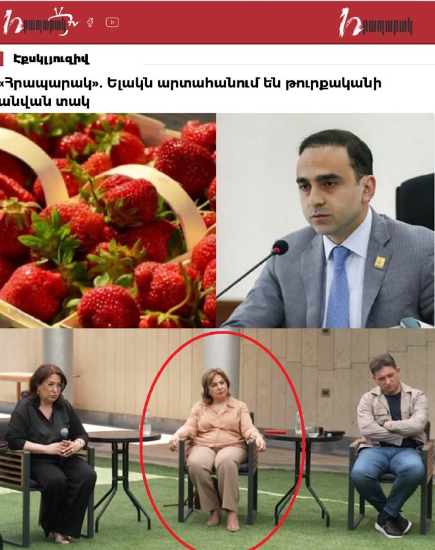 Минсельхоз Грузии опроверг информацию о поставках армянской клубники под видом турецкой в Россию