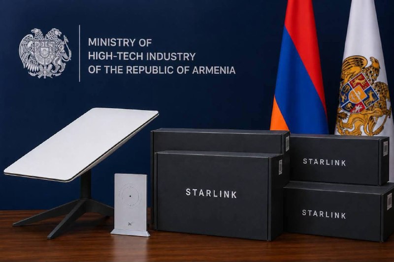 Starlink доставила в Армению 56 комплектов оборудования для спасательных служб