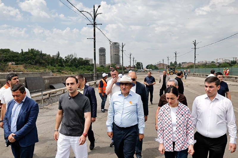В Арагацотне стартовали ремонтные работы на мосту Киевян — премьер-министр посетил объект